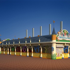 欧式 游乐园 探险之旅 鬼屋儿童乐园