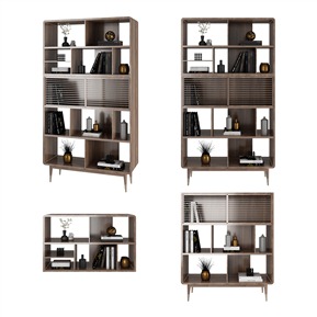 现代 书柜 书柜装饰柜