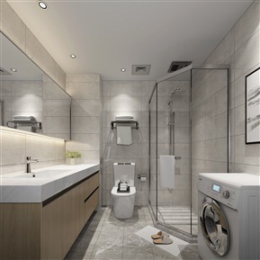 现代 卫生间