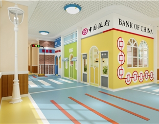 现代 幼儿园 幼儿园情景区