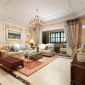美式 客厅