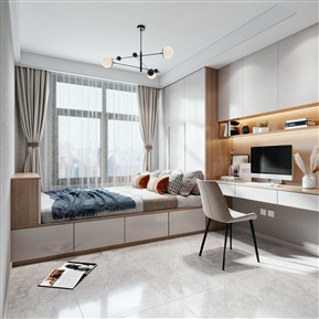 现代 榻榻米卧室