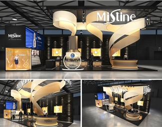现代 展览 展台