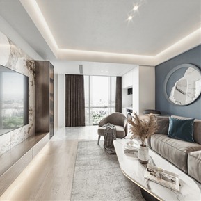 现代 客餐厅 客厅餐厅