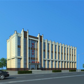 现代 酒店建筑 办公楼