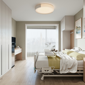 现代 卧室 老人房