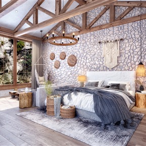 美式 客房 自然民宿酒店