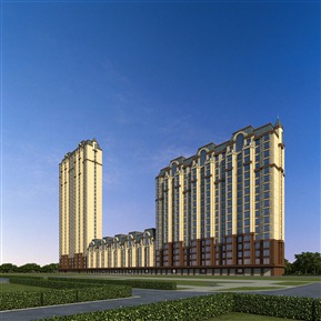 欧式 住宅区 住宅商业沿街