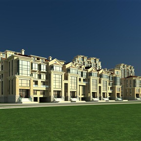 欧式 联排别墅 洋房