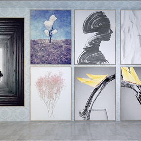 现代 人物画 装饰画 挂画