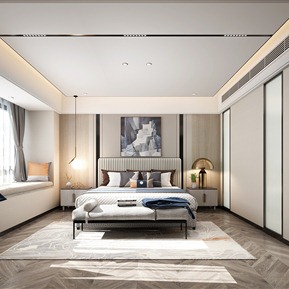 现代 卧室