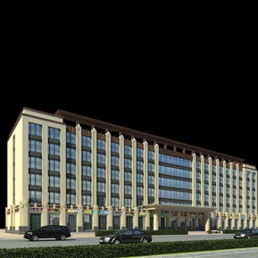 欧式 办公楼 办公养老院医院