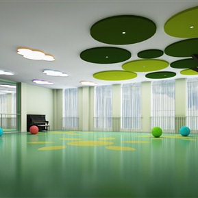 现代 舞蹈室 音体室