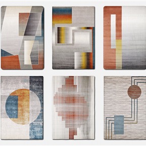 北欧 方形地毯 地毯