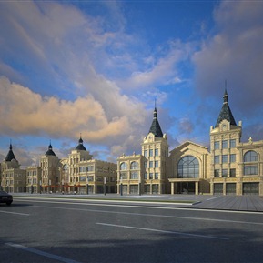 欧式 商业楼 商业