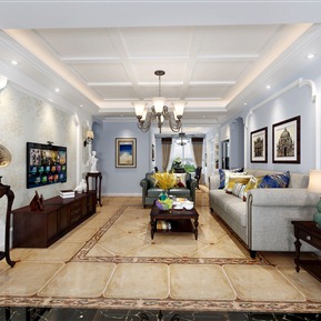 美式 客餐厅 客厅