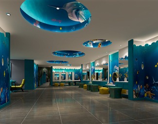 现代海洋馆展厅