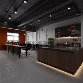 工业LOFT 公共办公区 办公空间