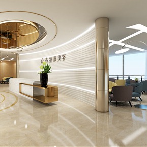 现代 前台 整形美容机构大厅