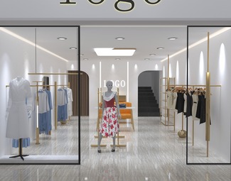 现代 服装店