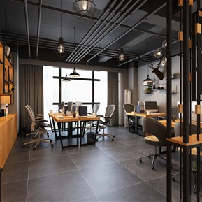 工业LOFT 公共办公区 办公