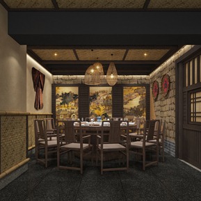 中式 包间 号土气小包间