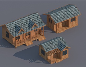 现代木结构别墅