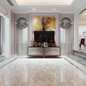 轻奢 客餐厅 客餐厅全景