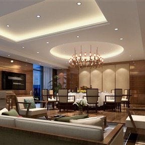 新中式 包间 大包厢