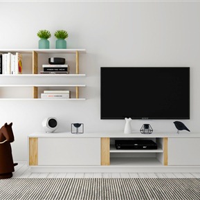 北欧 电视柜 电视柜电视装饰品组合
