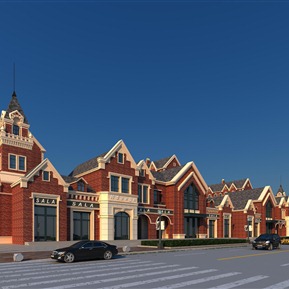 美式 商业街 商业