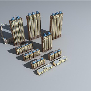 现代 住宅区 小区