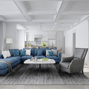 简欧 客厅 写实客厅