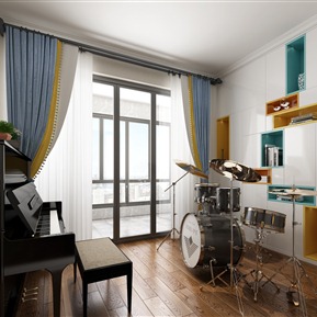 现代 娱乐室 儿童娱乐室