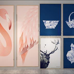 现代 装饰画 挂画 极简装饰画