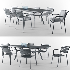 现代 桌椅组合