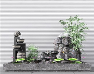现代 园艺小品