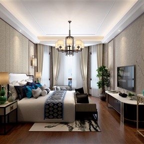 新中式 卧室