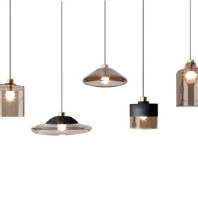 现代 吊灯 玻璃吊灯