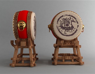 中式 鼓 战鼓 大鼓