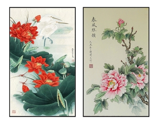 新中式植物花卉
