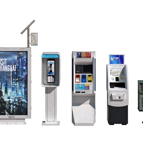 现代 电话亭 电话亭机查询机