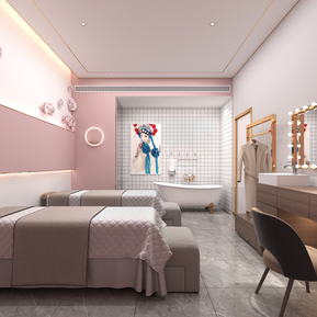 现代 SPA 按摩包间