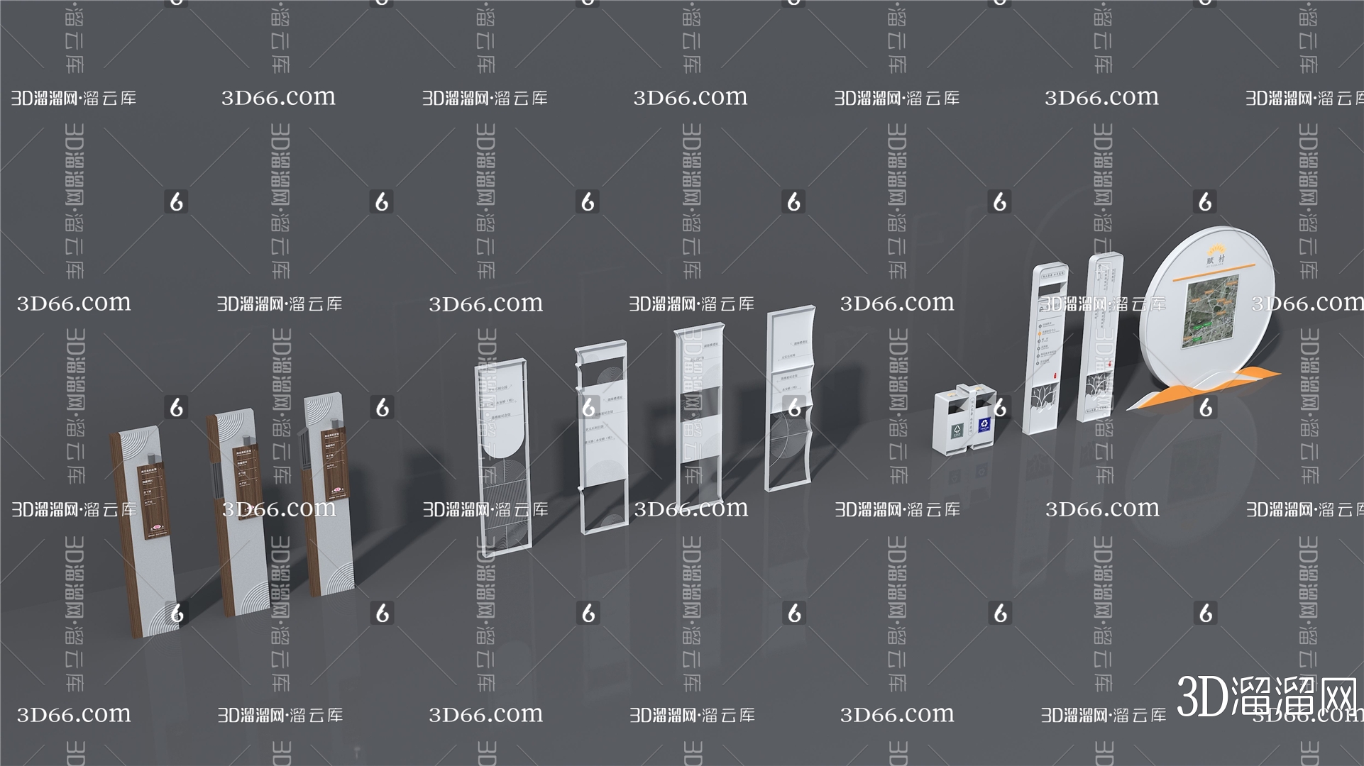 【指示牌3D模型下载】-指示牌3D模型素材下载_3D溜溜网-花瓣网