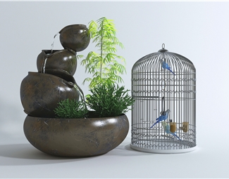 现代流水小品