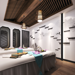 新中式 SPA 包间