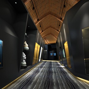 现代 过道 博物馆过道