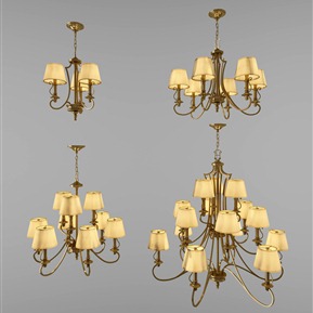 美式 吊灯 吊灯组合