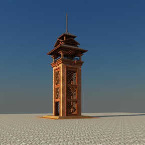 民族风 塔 景观塔