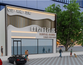 现代商业门头改造